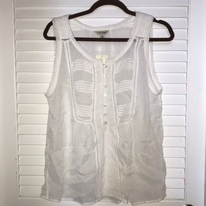 Lucky brand sleeveless blouse